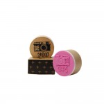 Tampon Pop' Stamp Rond 4.5cm - Message  " Be you "