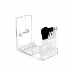 Maquillage - Set 5 Pinceaux - crin Plastique avec Miroir