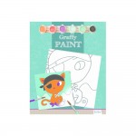 Avenue Mandarine - Kit d'Initiation  la Peinture Graffy Paint - Chat Pirate