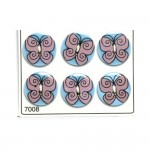 6 Boutons Rsine  - Loisirs Cratifs - (ref 7008)