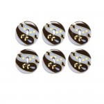 6 Boutons Rsine  - Loisirs Cratifs - (ref 7011)