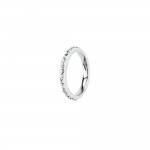 Bague Acier Inoxydable Anneau 2.5mm Zirconiums