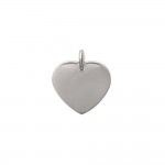 Pendentif Acier Inoxydable  Coeur 20mm