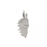 KBC Pendentif Argent 925 Mdaille Corse 20 x 16mm