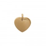 KBC - Pendentif Plaqu Or  Coeur 20mm