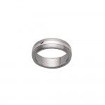 KBC - Bague Homme Acier Inoxydable Anneau 6mm