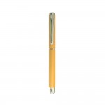 Stylo Plume Cristo 13 x 1.1 cm - Corps mtal - Pointe Iridium - Jaune