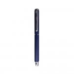 Stylo Plume Cristo 13 x 1.1 cm - Corps mtal - Pointe Iridium - Bleu Marine