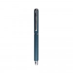 Stylo Plume Cristo 13 x 1.1 cm - Corps mtal - Pointe Iridium - Bleu Ptrole