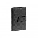 Porte-billets et Porte-Cartes  15 x 9.5 x 1cm - Collection Damiers - Noir