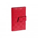 Porte-billets et Porte-Cartes  15 x 9.5 x 1cm - Collection Damiers - Rouge