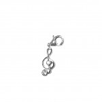 Charms Pendentif Argent 925 Cl de Sol Musique