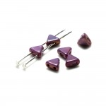 Les perles par Puca : DIY - Khops 6mm - 10g - Cramic look - Amethyst Gold