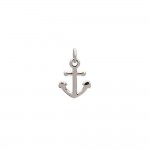 KBC - Pendentif Argent 925 Rhodi Ancre Marine Bateau 19x16mm